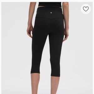 Lululemon Align High Rise Crop 17” Black